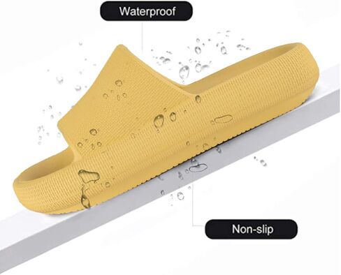 Menore Slippers for Women and Men Quick Drying, Parent-Child EVA Open Toe Soft Slippers, Non-Slip Soft Shower Spa Bath Pool Gym Beach House Sandals for Indoor & Outdoor in Saudi Arabia
