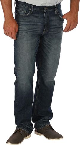 George Clothing Men's Straight Fit Jeans (33x30, Medium Wash) in Kuwait