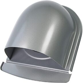 4in Exhaust Air Vent Cover Louvered Vent Cover Stainless Steel Exterior Exhaust Vent Cover Outdoor Exhaust Cap with Fine Mesh Screen
