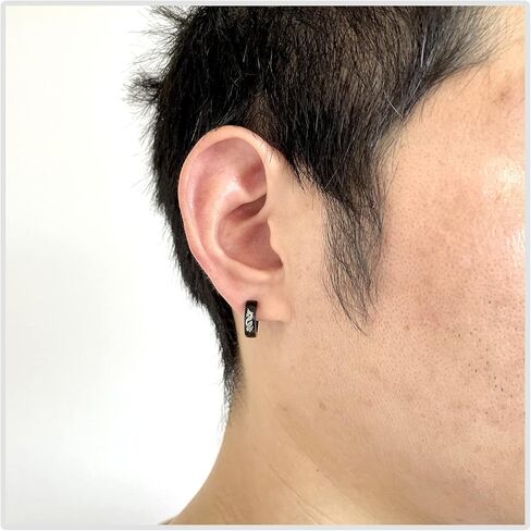 Mgutillart الشرير الصخرة الفولاذ المقاوم للصدأ التنين كليب على الأقراط in Kuwait