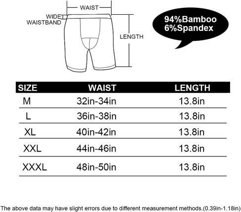 ملابس داخلية بوكسر رجالي من ZONBAILON مصنوعة من الخيزران بدون ركوب مقاس M L XL 2XL 3XL في 3 عبوات 4 عبوات in Kuwait
