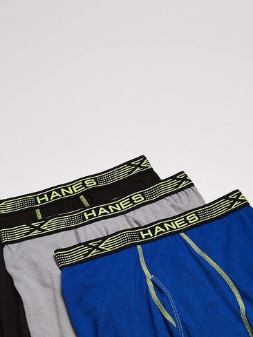 سراويل داخلية طويلة الساق للرجال من Hanes Ultimate Sport X-Temp قابلة للتنفس، 4 قطع in Kuwait