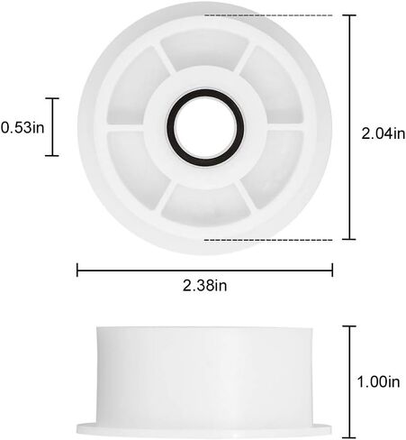 DC97-07509B for Samsung Dryer Idler Pulley[Upgraded Ball Bearings] Replacement Parts by AMI - Replaces 35001221 35001086 in Saudi Arabia