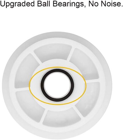 DC97-07509B for Samsung Dryer Idler Pulley[Upgraded Ball Bearings] Replacement Parts by AMI - Replaces 35001221 35001086 in Saudi Arabia
