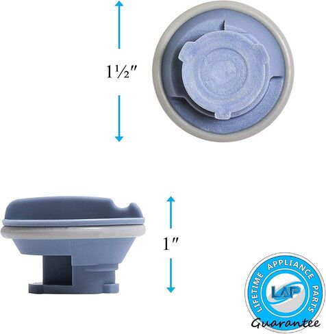 UPGRADED Lifetime Appliance 2 x 8558307 Dispenser Cap Compatible with Whirlpool Dishwasher - WP8558307 in Saudi Arabia