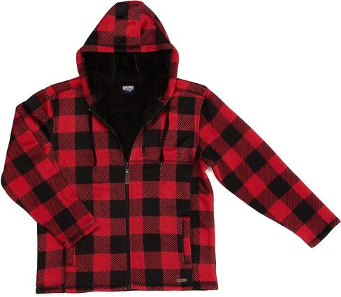 Smith's Workwear Men's Buffalo Sweater Fleece Hooded Jacket in Kuwait
