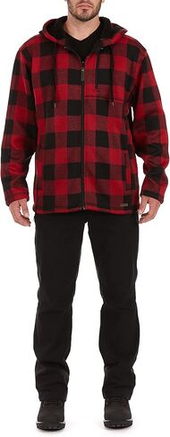 Smith's Workwear Men's Buffalo Sweater Fleece Hooded Jacket in Kuwait