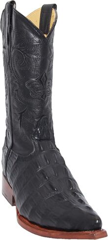 Western Shops Luxury Mens Leather Crocodile Alligator Print Snip Toe Western Cowboy Boots in Saudi Arabia