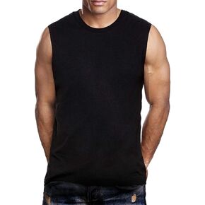 Zeratova Men’s Muscle Tank Top Sleeveless Workout & Yoga Athletic Gym Fitness Training Moisture Wicking Shirt – 100% Cotton in Saudi Arabia