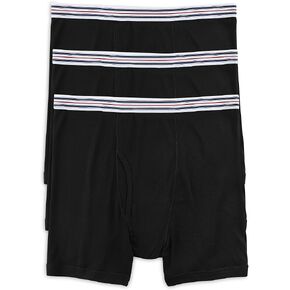 Harbor Bay by DXL Assorted Men's Big & Tall Boxer Briefs | Machine Washable, Flexible Elastic Waistband, Support Panel, 3-pk in Saudi Arabia