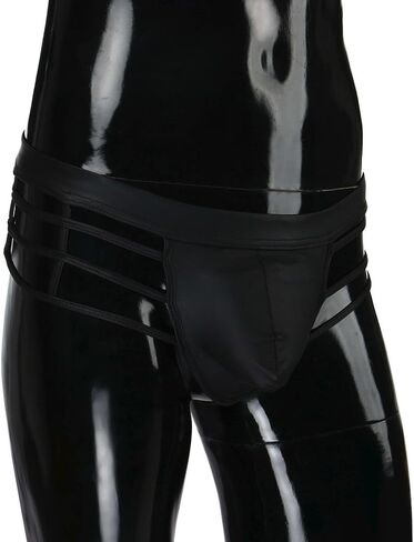 G-String Men's T-Back Briefs Panty Sexy Sexy Pants Thong Pouch Underwear Skimpy Lingerie for Thick Women (Black, L) in Saudi Arabia