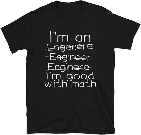 Engineers Good with Math Engineering School T-Shirt in Kuwait