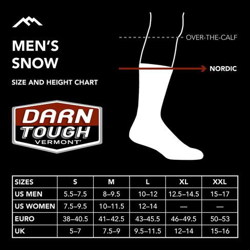 Darn Tough Women's Snowburst OTC Midweight Ski and Snowboard Sock (Style 8028) - in Saudi Arabia