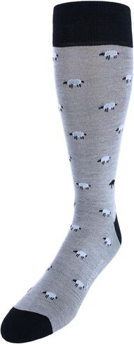 Trafalgar Men's Dolly The Sheep Merino Wool Mid-Calf Socks in Saudi Arabia