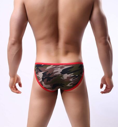 BRAVE PERSON Fashion Men's Colorful Briefs Panties Sexy Low-waist Bikini Underwear J04 in Saudi Arabia
