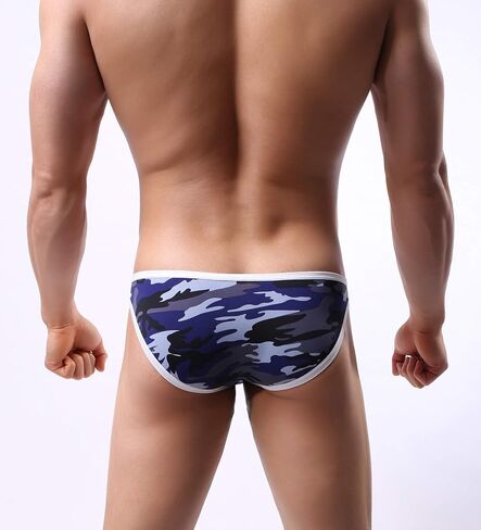 BRAVE PERSON Fashion Men's Colorful Briefs Panties Sexy Low-waist Bikini Underwear J04 in Saudi Arabia