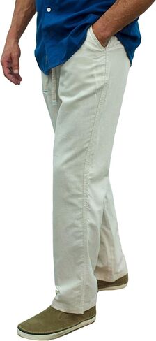 short fin Men's Drawstring Linen Pants in Kuwait