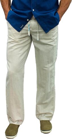 short fin Men's Drawstring Linen Pants in Kuwait
