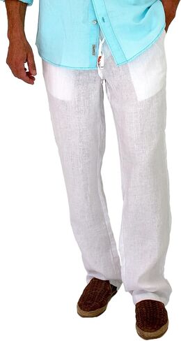 short fin Men's Drawstring Linen Pants in Kuwait