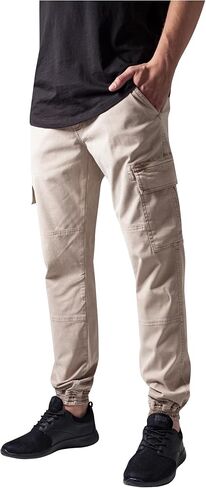 Urban Classics Washed Cargo Twill Jogging Pants Streetwear Pantalone Tuta Uomo in Saudi Arabia