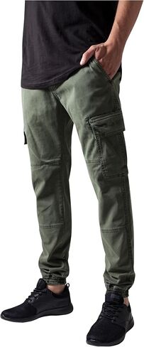 Urban Classics Washed Cargo Twill Jogging Pants Streetwear Pantalone Tuta Uomo in Saudi Arabia