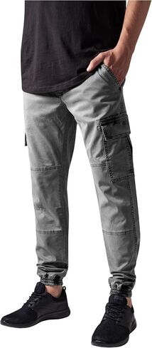 Urban Classics Washed Cargo Twill Jogging Pants Streetwear Pantalone Tuta Uomo in Saudi Arabia