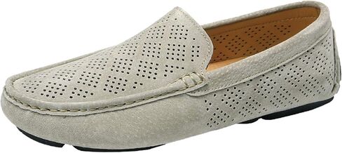Santimon Mens Fashion Casual Boat Shoes Breathable Suede Slip on Driving Shoes in Kuwait