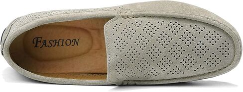 Santimon Mens Fashion Casual Boat Shoes Breathable Suede Slip on Driving Shoes in Kuwait