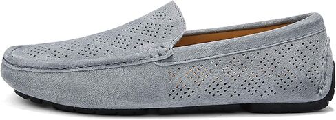 Santimon Mens Fashion Casual Boat Shoes Breathable Suede Slip on Driving Shoes in Kuwait