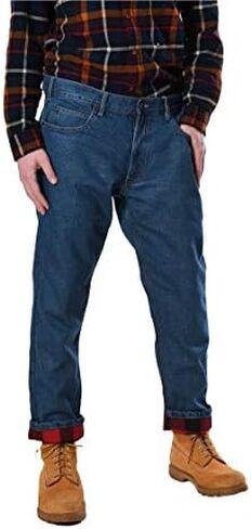 Men's Flannel Lined Jeans in Saudi Arabia