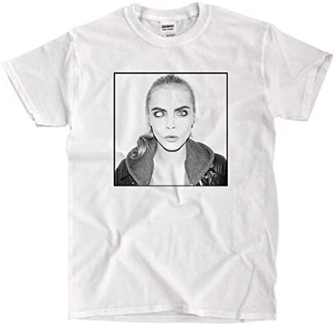Cara Delevingne Crooked Eye - White T-Shirt in Saudi Arabia