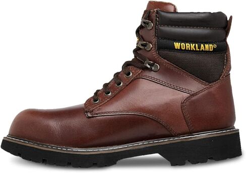 أحذية عمل WORKLAND 71824 للرجال - حذاء أمان صناعي من الجلد، مقاوم للانزلاق، حذاء بأصابع فولاذية للرجال - Botas de Trabajo para Hombre in Kuwait