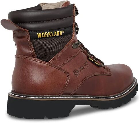 أحذية عمل WORKLAND 71824 للرجال - حذاء أمان صناعي من الجلد، مقاوم للانزلاق، حذاء بأصابع فولاذية للرجال - Botas de Trabajo para Hombre in Kuwait