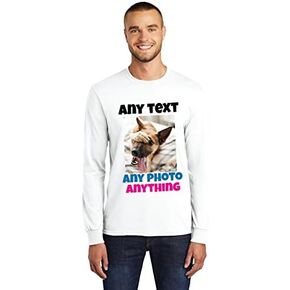 WYCO Products Customizable White Long Sleeve T-Shirt in Saudi Arabia