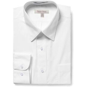 Adam Baker Men’s Big & Tall Long Sleeve Button Cuff & French Cuff Formal Solid Dress Shirt in Saudi Arabia