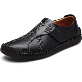 JEBU Men's Leather Slip-on Handmade Loafers Lightweight Classic Outdoors Casual Shoes in Saudi Arabia