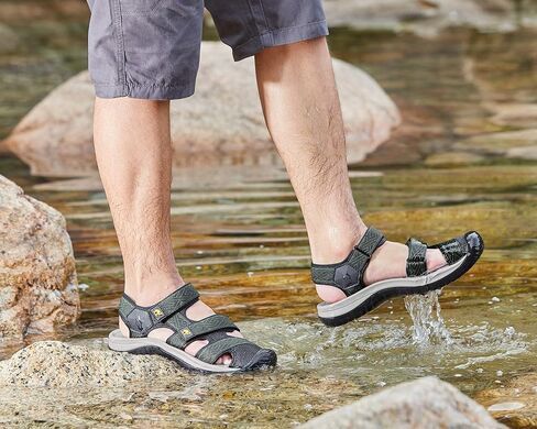 صنادل رجالي مغلقة من الأمام من CAMEL للمشي لمسافات طويلة في الهواء الطلق، أحذية رياضية للمشي للرجال في الرحلات الصيفية in Kuwait