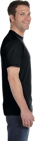 Gildan Mens DryBlend 5.6 oz. 50/50 T-Shirt(G800)-Black-L in Saudi Arabia