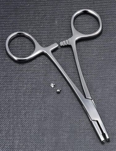 Vsnnsns 9 Style 316L Surgical Stainless Steel Body Piercing Tools Kit Piercing Clamps Forceps for Nose Rings Septum Piercing Lip Navel Tongue Belly Rings Eyebrow Piercing Ear Piercing Jewelry Tools in Saudi Arabia