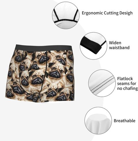 Men's Boxer Briefs Polar Bear Boxer Shorts Soft Comfortable Stretch Underwear Trunks with Bulge Pouch for Men Boys in Saudi Arabia
