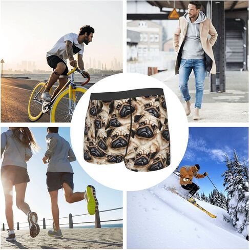 Men's Boxer Briefs Polar Bear Boxer Shorts Soft Comfortable Stretch Underwear Trunks with Bulge Pouch for Men Boys in Saudi Arabia