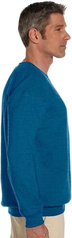 Gildan 18000 - Classic Fit Adult Crewneck Sweatshirt Heavy Blend - First Quality - Heliconia - Large in Saudi Arabia