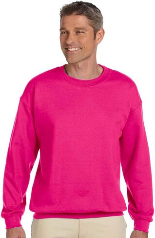 Gildan 18000 - Classic Fit Adult Crewneck Sweatshirt Heavy Blend - First Quality - Heliconia - Large in Saudi Arabia