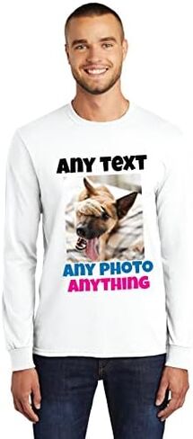 WYCO Products Customizable White Long Sleeve T-Shirt in Saudi Arabia