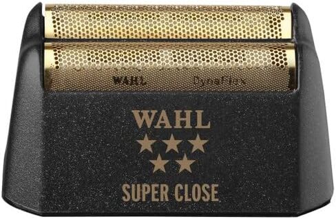 Wahl Professional 5 Star Series Finale Shaver Replacement Super Close Gold Foil, Hypo-Allergenic, Super Close, Bump Free Shaving for Professional Barbers and Stylists - Model 7043-100 in Kuwait