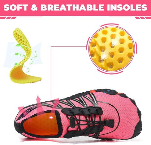 ziitop Water Shoes for Men Women Beach Barefoot Swim Rock Climbing Pool Shoes Socks, Anti-Slip Breathable Quick Dry Lightweight Slip-on, Outdoor Sport Hiking Walking Boating Fishing Diving Surfing in Kuwait