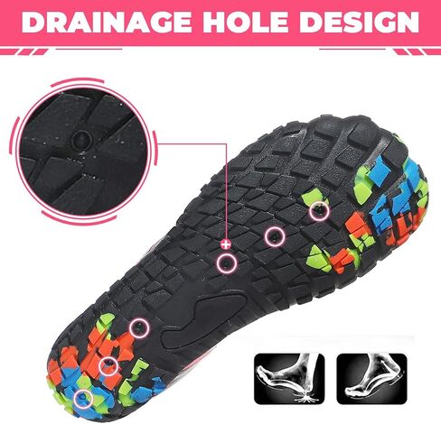 ziitop Water Shoes for Men Women Beach Barefoot Swim Rock Climbing Pool Shoes Socks, Anti-Slip Breathable Quick Dry Lightweight Slip-on, Outdoor Sport Hiking Walking Boating Fishing Diving Surfing in Kuwait