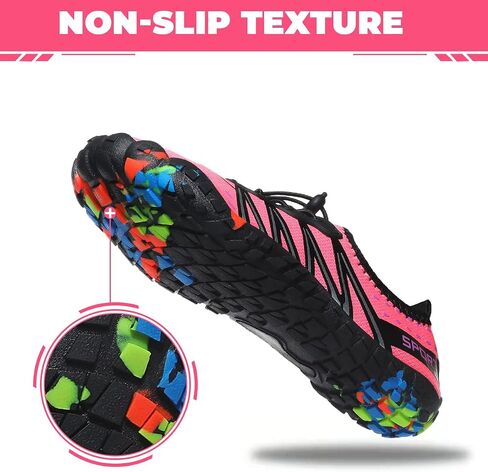 ziitop Water Shoes for Men Women Beach Barefoot Swim Rock Climbing Pool Shoes Socks, Anti-Slip Breathable Quick Dry Lightweight Slip-on, Outdoor Sport Hiking Walking Boating Fishing Diving Surfing in Kuwait
