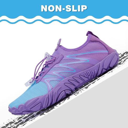 ziitop Water Shoes for Men Women Beach Barefoot Swim Rock Climbing Pool Shoes Socks, Anti-Slip Breathable Quick Dry Lightweight Slip-on, Outdoor Sport Hiking Walking Boating Fishing Diving Surfing in Kuwait