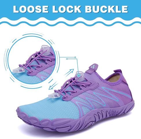 ziitop Water Shoes for Men Women Beach Barefoot Swim Rock Climbing Pool Shoes Socks, Anti-Slip Breathable Quick Dry Lightweight Slip-on, Outdoor Sport Hiking Walking Boating Fishing Diving Surfing in Kuwait